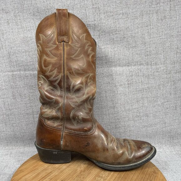 Ariat Heritage Cowboy Boots Men's 11 D Western Leather - Picture 6 of 11